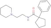 1-phenyl-N-[2-(piperidin-1-yl)ethyl]cyclopentane-1-carboxamide
