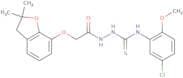 1-(2-(2,2-dimethyl(3-oxaindan-4-yloxy))acetyl)-4-(5-chloro-2-methoxyphenyl)thiosemicarbazide