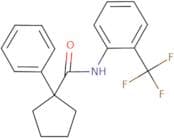 1-phenyl-N-[2-(trifluoromethyl)phenyl]cyclopentane-1-carboxamide