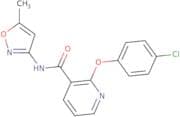 (2-(4-chlorophenoxy)(3-pyridyl))-N-(5-methylisoxazol-3-yl)formamide