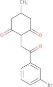 2-(2-(3-bromophenyl)-2-oxoethyl)-5-methylcyclohexane-1,3-dione