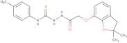 1-(2-(2,2-dimethyl(3-oxaindan-4-yloxy))acetyl)-4-(4-methylphenyl)thiosemicarbazide