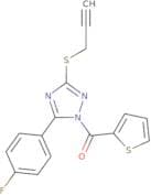 5-(4-fluorophenyl)-3-prop-2-ynylthio(1,2,4-triazolyl) 2-thienyl ketone