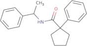 1-phenyl-N-(1-phenylethyl)cyclopentane-1-carboxamide