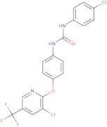 ((4-chlorophenyl)amino)-N-(4-(3-chloro-5-(trifluoromethyl)(2-pyridyloxy))phenyl)formamide