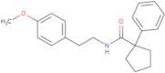 N-[2-(4-methoxyphenyl)ethyl]-1-phenylcyclopentane-1-carboxamide