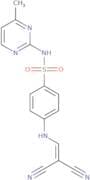 (((4-(((4-methylpyrimidin-2-yl)amino)sulfonyl)phenyl)amino)methylene)methane-1,1-dicarbonitrile
