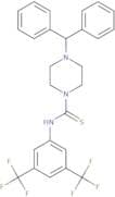 (4-(diphenylmethyl)piperazinyl)((3,5-bis(trifluoromethyl)phenyl)amino)methane-1-thione