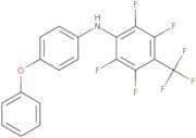 (4-phenoxyphenyl)(2,3,5,6-tetrafluoro-4-(trifluoromethyl)phenyl)amine