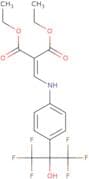 diethyl 2-(((4-(2,2,2-trifluoro-1-hydroxy-1-(trifluoromethyl)ethyl)phenyl)amino)methylene)propane-…