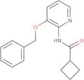 cyclobutyl-N-(3-(phenylmethoxy)(2-pyridyl))formamide