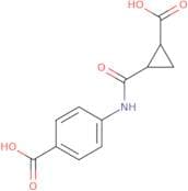 4-((2-carboxycyclopropyl)carbonylamino)benzoic acid