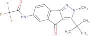 N-(3-(tert-butyl)-2-methyl-4-oxoindeno[3,2-c]pyrazol-6-yl)-2,2,2-trifluoroethanamide