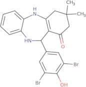 2,10-diaza-9-(3,5-dibromo-4-hydroxyphenyl)-5,5-dimethyltricyclo[9.4.0.0<3,8>]pentadeca-1(11),3(8),…