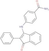 4-((1-oxo-2-phenylinden-3-yl)amino)benzamide