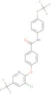 (4-(3-chloro-5-(trifluoromethyl)(2-pyridyloxy))phenyl)-N-(4-(trifluoromethylthio)phenyl)formamide