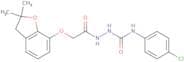1-(2-(2,2-dimethyl(3-oxaindan-4-yloxy))acetyl)-4-(4-chlorophenyl)semicarbazide