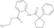 ethyl 2-((phenylcyclopentyl)carbonylamino)benzoate