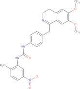 1-(4-((6,7-dimethoxy(3,4-dihydroisoquinolyl))methyl)phenyl)-3-(2-methyl-5-nitrophenyl)urea