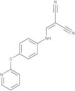 (((4-(2-pyridylthio)phenyl)amino)methylene)methane-1,1-dicarbonitrile