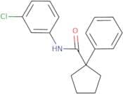 N-(3-chlorophenyl)-1-phenylcyclopentane-1-carboxamide
