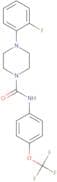 (4-(2-fluorophenyl)piperazinyl)-N-(4-(trifluoromethoxy)phenyl)formamide