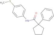 N-[4-(methylsulfanyl)phenyl]-1-phenylcyclopentane-1-carboxamide