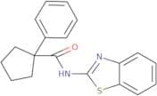 N-(1,3-benzothiazol-2-yl)-1-phenylcyclopentane-1-carboxamide