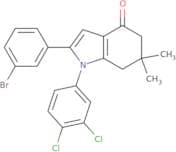 1-(3,4-dichlorophenyl)-2-(3-bromophenyl)-6,6-dimethyl-5,6,7-trihydroindol-4-one
