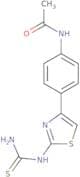 N-(4-(4-((aminothioxomethyl)amino)-3,5-thiazolyl)phenyl)ethanamide