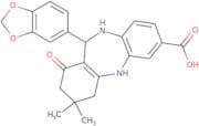 2,9-diaza-10-benzo[d]1,3-dioxolen-5-yl-14,14-dimethyl-12-oxotricyclo