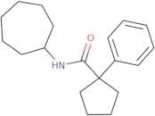 N-cycloheptyl-1-phenylcyclopentane-1-carboxamide