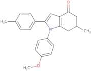 1-(4-methoxyphenyl)-6-methyl-2-(4-methylphenyl)-5,6,7-trihydroindol-4-one