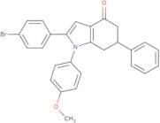 2-(4-bromophenyl)-1-(4-methoxyphenyl)-6-phenyl-5,6,7-trihydroindol-4-one