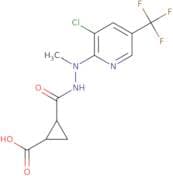 2-(N-((3-chloro-5-(trifluoromethyl)(2-pyridyl))methylamino)carbamoyl)cyclopropanecarboxylic acid