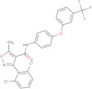 (3-(2,6-dichlorophenyl)-5-methylisoxazol-4-yl)-N-(4-(3-(trifluoromethyl)phenoxy)phenyl)formamide