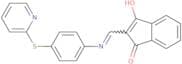 2-(((4-(2-pyridylthio)phenyl)amino)methylene)indane-1,3-dione