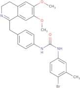 1-(4-((6,7-dimethoxy(3,4-dihydroisoquinolyl))methyl)phenyl)-3-(4-bromo-3-methylphenyl)urea