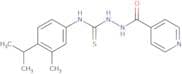 4-(3-methyl-4-(isopropyl)phenyl)-1-(4-pyridinecarboxyl)thiosemicarbazide
