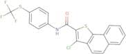 (3-chlorobenzo[g]benzo[b]thiophen-2-yl)-N-(4-(trifluoromethylthio)phenyl)formamide