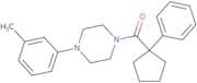 4-(3-methylphenyl)piperazinyl phenylcyclopentyl ketone