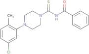 N-((4-(5-chloro-2-methylphenyl)piperazinyl)thioxomethyl)benzamide