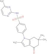 2,6,6-trimethyl-1-(4-(((4-methylpyrimidin-2-yl)amino)sulfonyl)phenyl)-5,6,7-trihydroindol-4-one