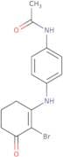 N-(4-((2-bromo-3-oxocyclohex-1-enyl)amino)phenyl)ethanamide