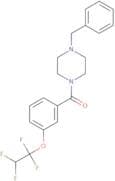 4-benzylpiperazinyl 3-(1,1,2,2-tetrafluoroethoxy)phenyl ketone