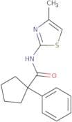 N-(4-methyl(2,5-thiazolyl))(phenylcyclopentyl)formamide