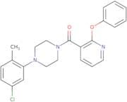 4-(5-chloro-2-methylphenyl)piperazinyl 2-phenoxy(3-pyridyl) ketone
