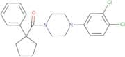 4-(3,4-dichlorophenyl)piperazinyl phenylcyclopentyl ketone
