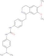 1-(4-((6,7-dimethoxy(3,4-dihydroisoquinolyl))methyl)phenyl)-3-(4-(dimethylamino)phenyl)urea