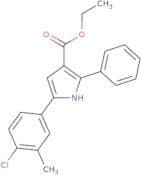 ethyl 5-(4-chloro-3-methylphenyl)-2-phenylpyrrole-3-carboxylate